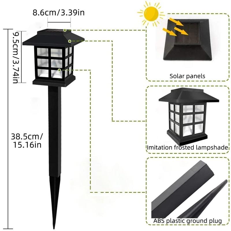 12 pack LED Solar Lights, Outdoor Waterproof for Garden Yard Pathway