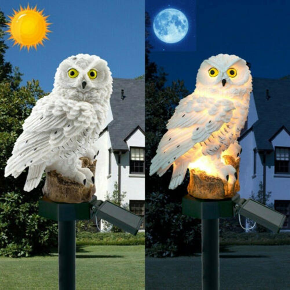 Owl Solar LED Light, Garden Solar Light Outdoor Decor, LED Light for Garden, Patio, Yard, Lawn, Walkway Decoration