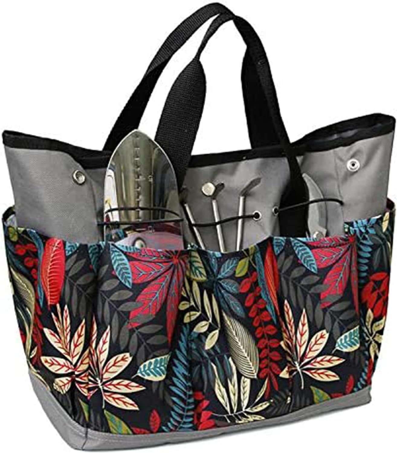 Garden Tool Bag, Garden Tote Storage Bag with 8 Pockets