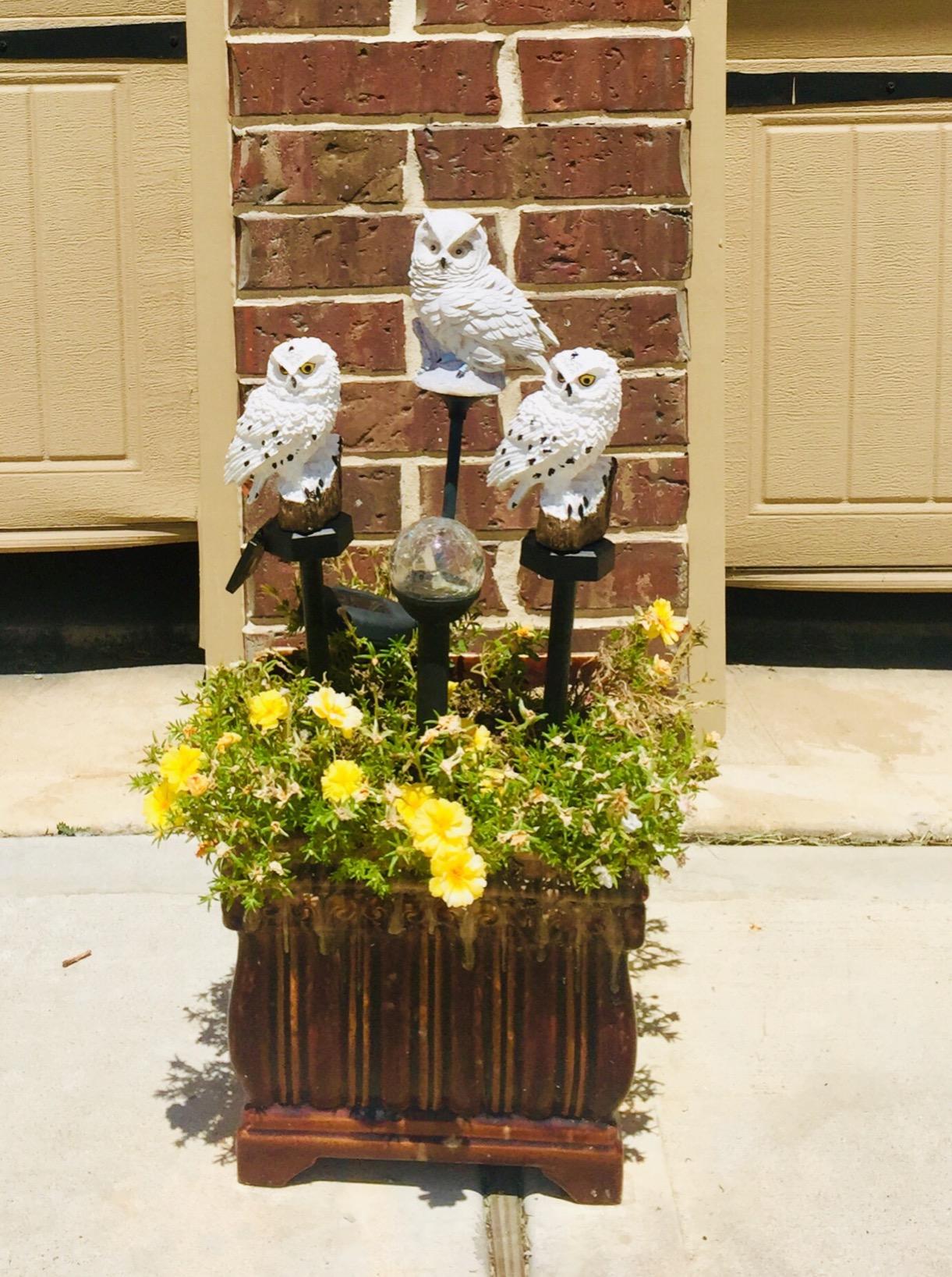 Owl Solar LED Light, Garden Solar Light Outdoor Decor, LED Light for Garden, Patio, Yard, Lawn, Walkway Decoration